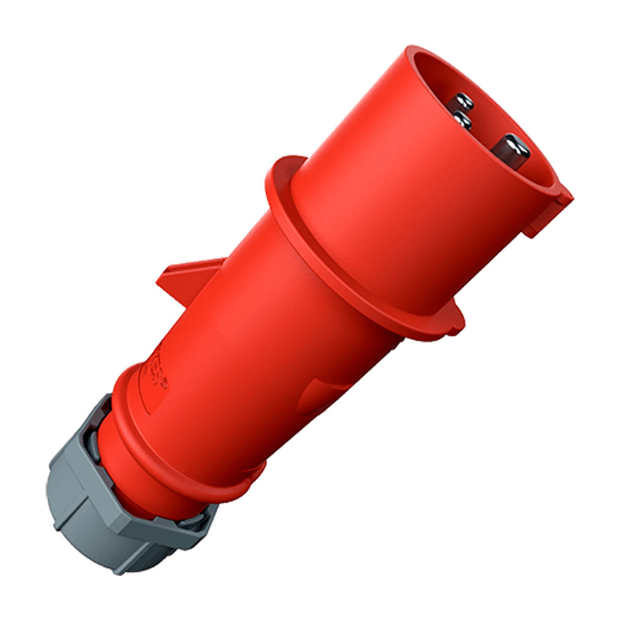 ENCHUFE INDUSTRIAL MONOFASICO (2P+T) 16AMP 415V ROJO IP44 MENNEKES