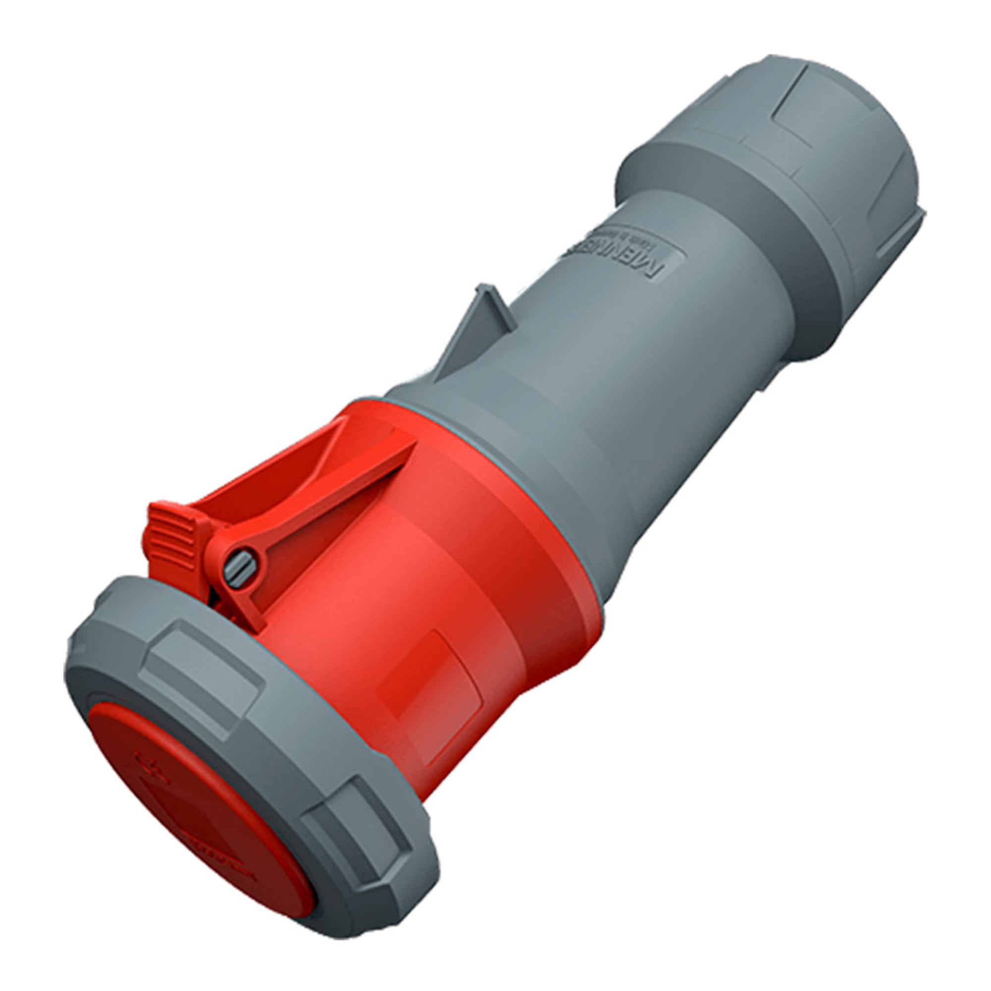 TOMA AEREO INDUSTRIAL TRIFASICO (3P+T) 63AMP 415V ROJO IP67 MENNEKES