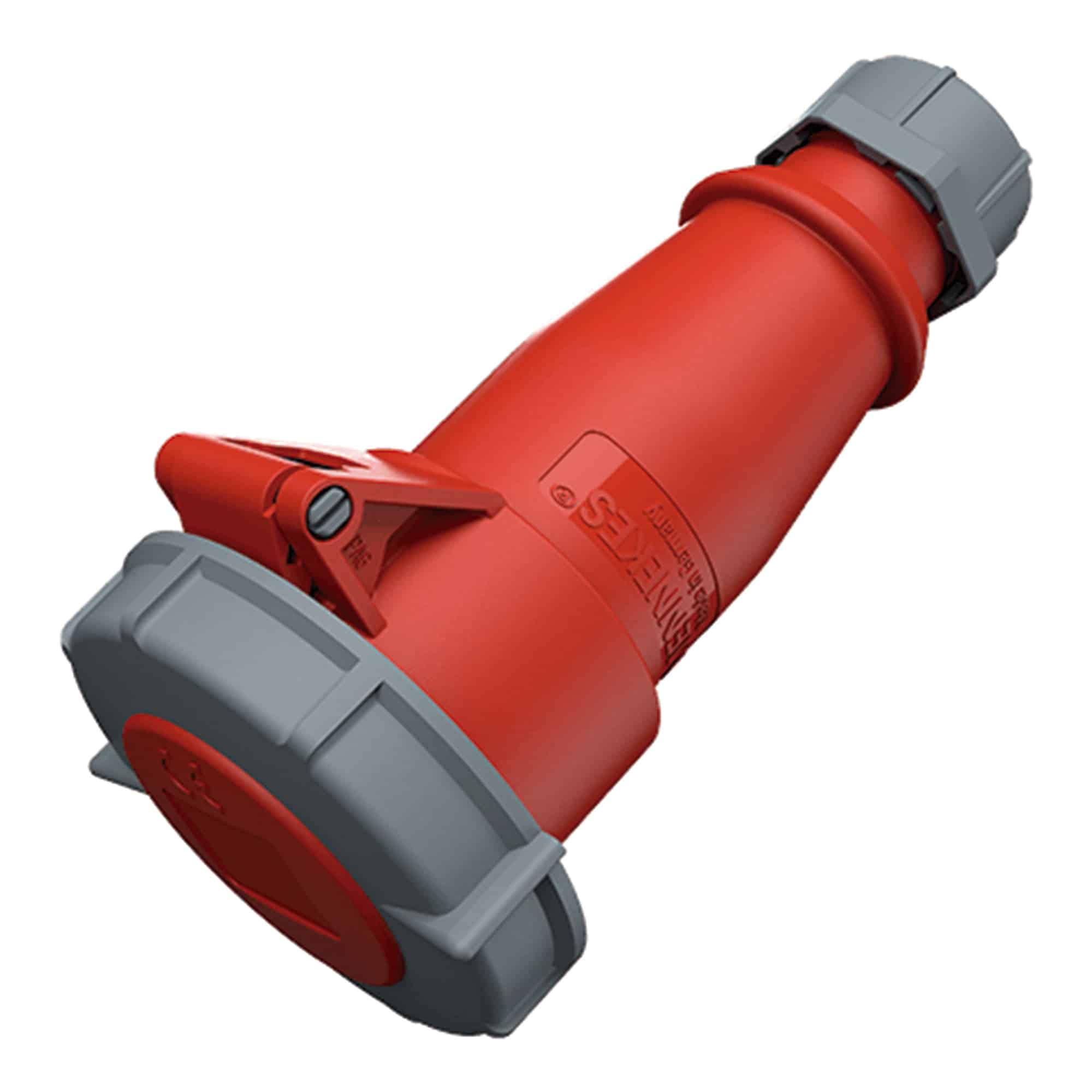 TOMA AEREO INDUSTRIAL MONOFASICO (2P+T) 16AMP 415V ROJO IP67 MENNEKES