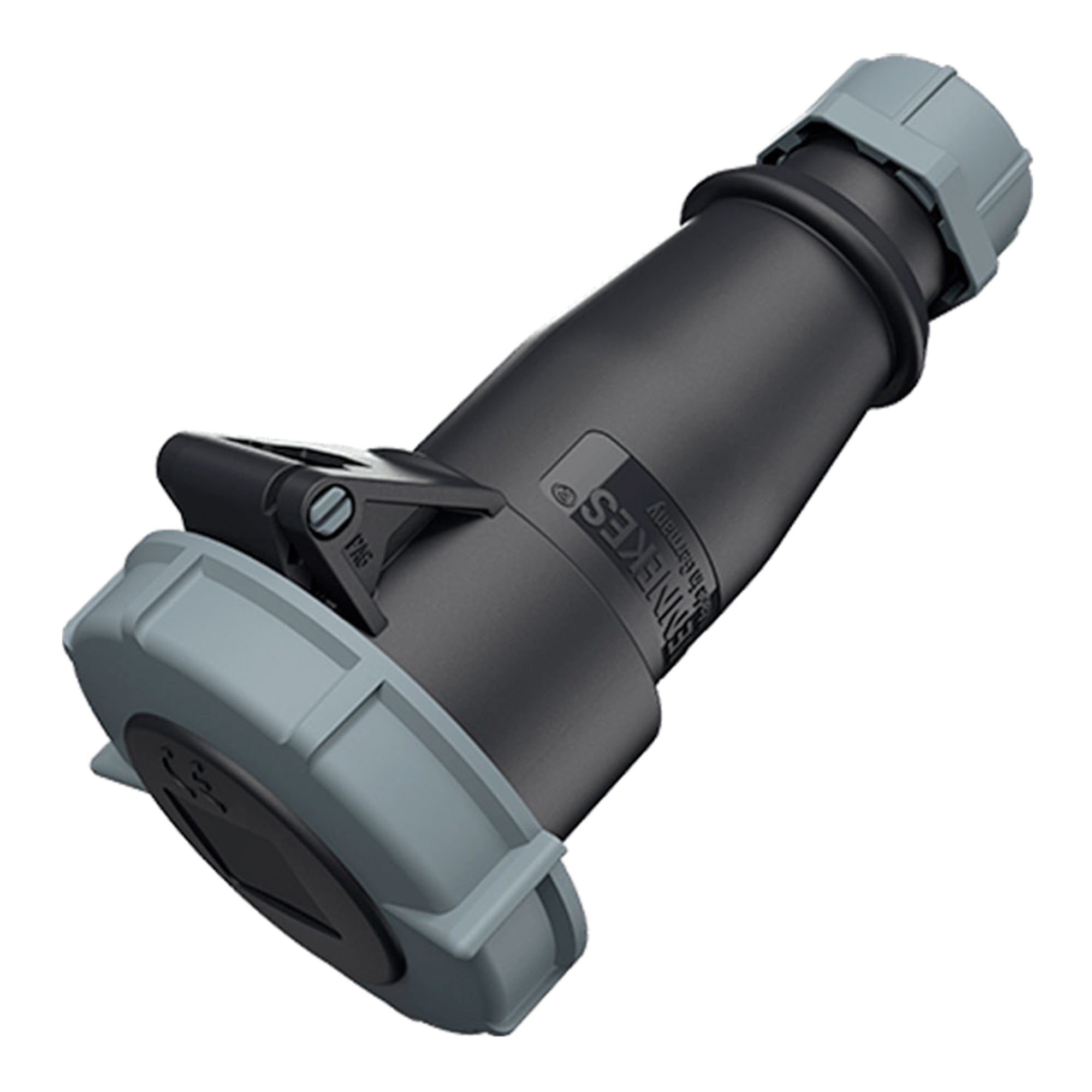 TOMA AEREO INDUSTRIAL TRIFASICO (3P+T) 16AMP 500V NEGRO IP67 MENNEKES